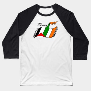 Free Palestine - Free Ireland Baseball T-Shirt